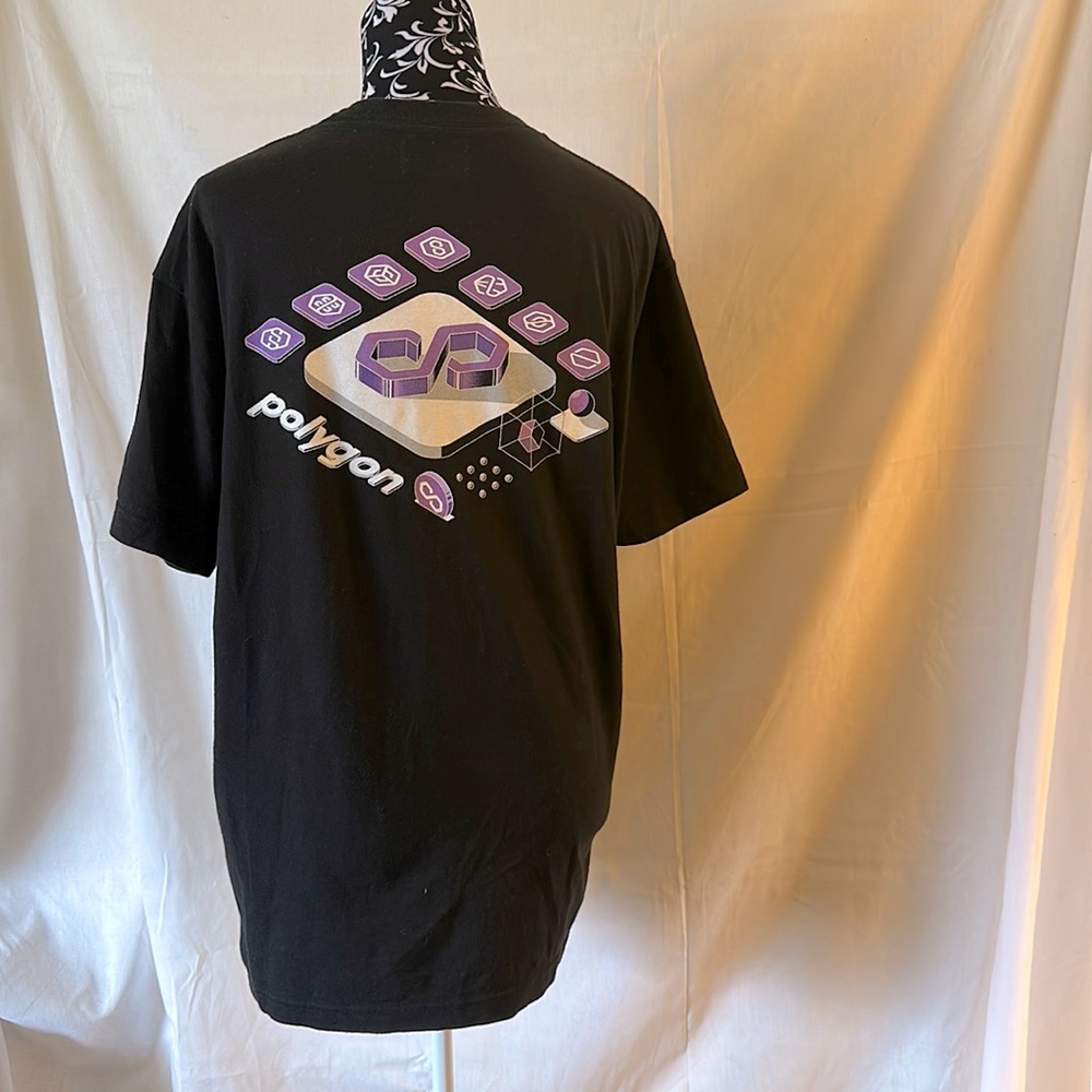 Polygon Crypto Company 100% cotton men’s size large